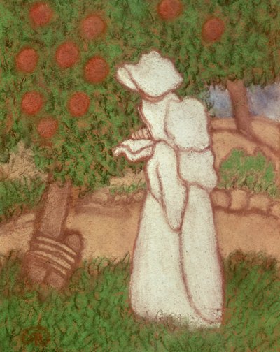 Woman in a White Dress, 1896 by József Rippl Rónai